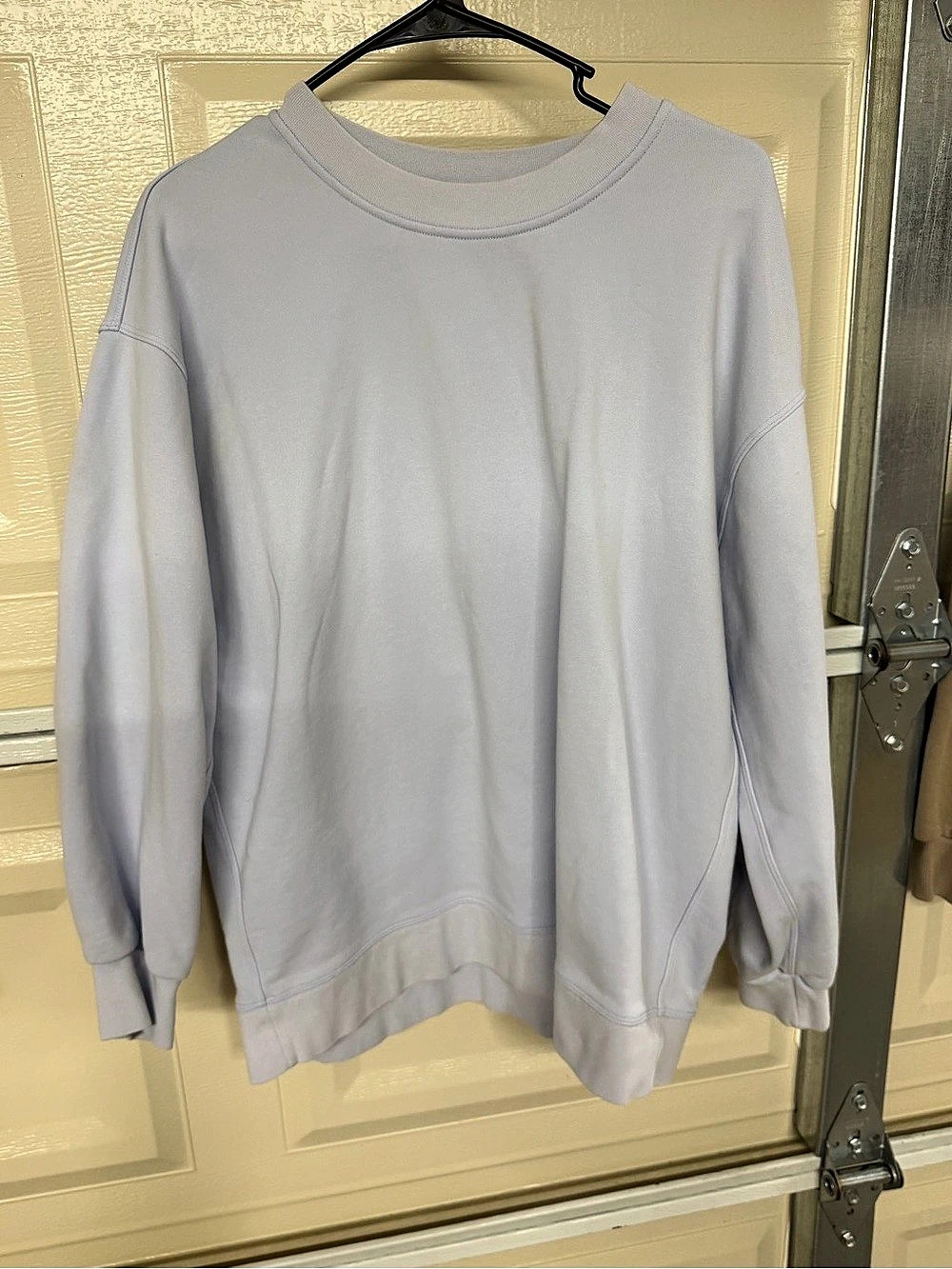 lululemon Perfectly Oversized Crew blue/Gray Crewneck Sweatshirt